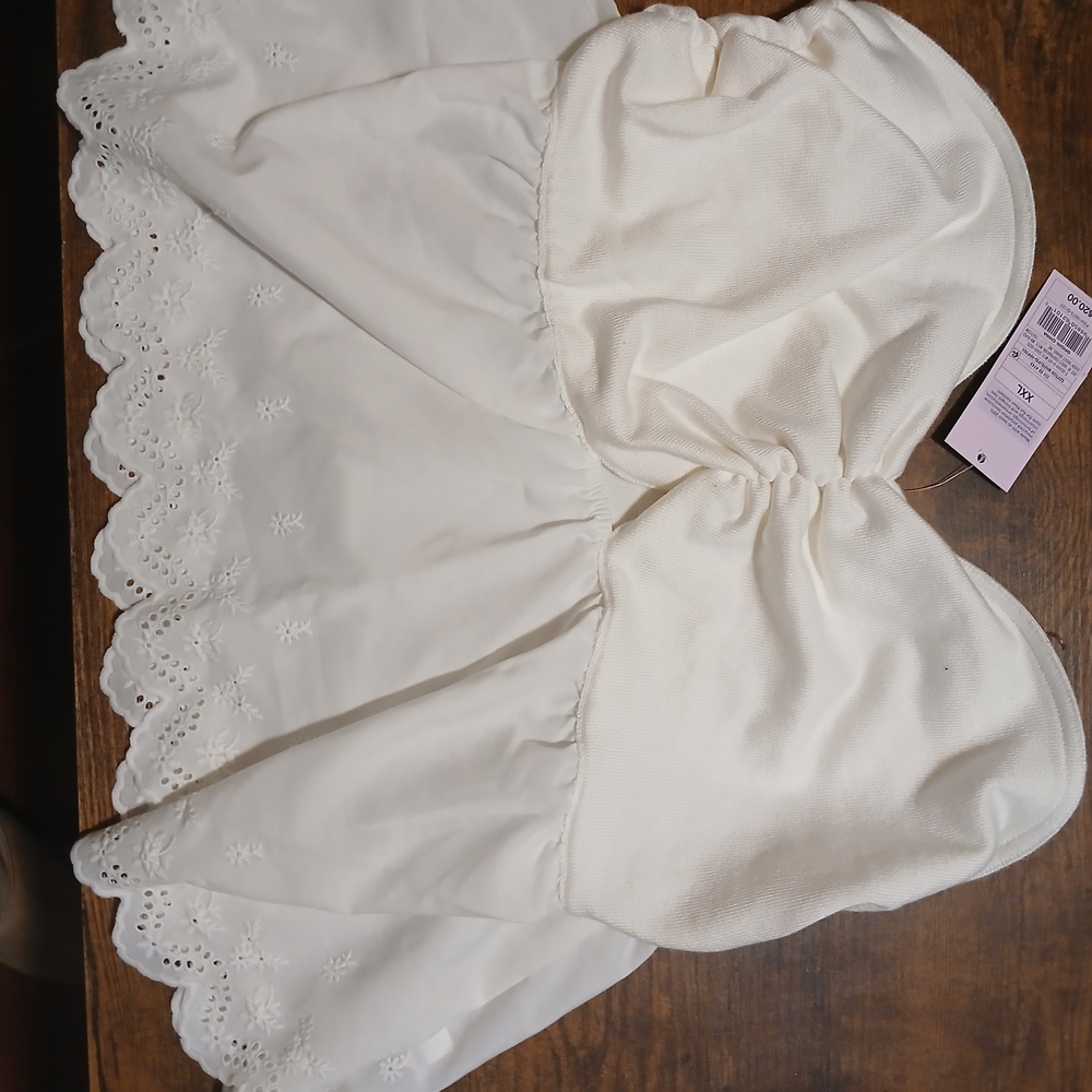 Wrangler Off-White Strapless Blouse